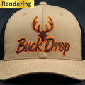 Buck Drop Cap Khaki Black